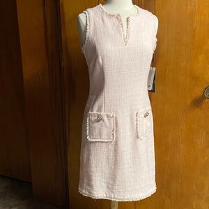 Karl Lagerfeld Pink Sleeveless Dress NEW 10
